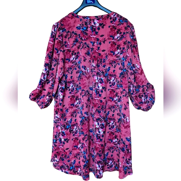 Torrid Mini Studio Crepe de Chine Shirt Dress Size 5 - Picture 4 of 10